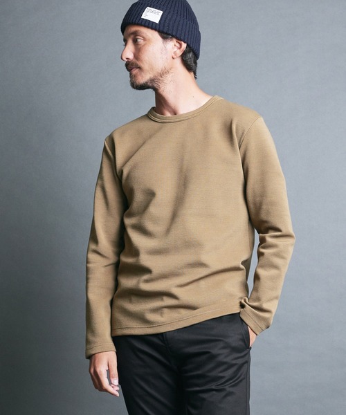 Magine（マージン）の「WOOL MILANO RIB KNITSAW  L/S:ウールミラノリブ ニットソー ロングスリーブ（ニット/セーター・メンズ・ネイビー/チャコールグレー/オフホワイト/カーキ/ブラック・44/46/48）」の17枚目の写真