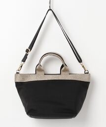 VIOLAd'ORO | VIOLAd’ORO (ヴィオラドーロ) ナイロン×ゴールドテープトート/2WAYナイロントート/Mサイズ/V-2037(トートバッグ)