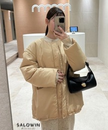 emine（エミネ）の「2wayノーカラーミドルコート（ノーカラーコート）」