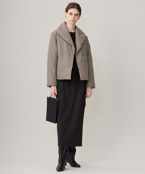 ICB（アイシービー）の「【CLASSY.1月号掲載】ADSダウン ショートコート（ダウンジャケット/コート・レディース・モーブ系/ライトイエロー系/ブラック系・40/42/44/46/48）」の10枚目の写真