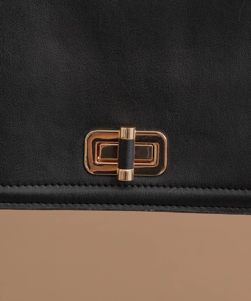 KATHARINE ROSS（キャサリンロス）の「【KATHARINE ROSS】【WEB限定】ハンドル2WAYバッグ（ショルダーバッグ・レディース・ブラック/グレイッシュベージュ・MEDIUM）」の19枚目の写真