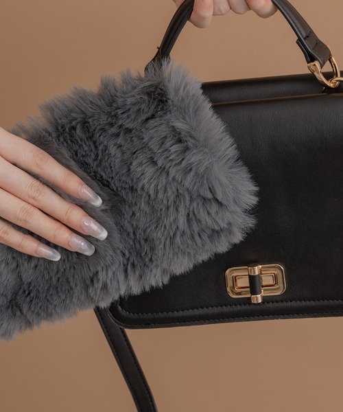 KATHARINE ROSS（キャサリンロス）の「【KATHARINE ROSS】【WEB限定】ハンドル2WAYバッグ（ショルダーバッグ・レディース・ブラック/グレイッシュベージュ・MEDIUM）」の22枚目の写真