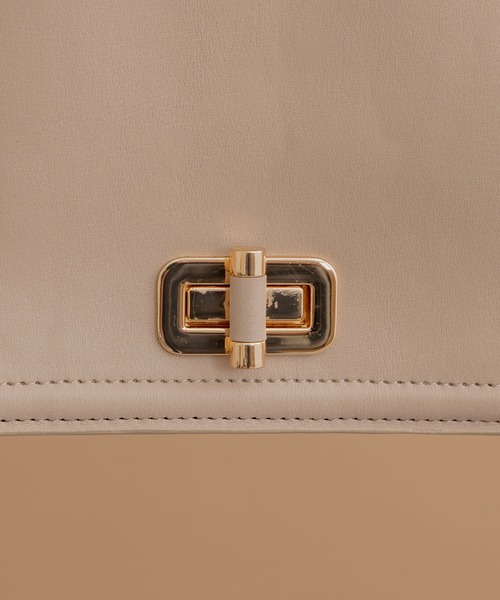 KATHARINE ROSS（キャサリンロス）の「【KATHARINE ROSS】【WEB限定】ハンドル2WAYバッグ（ショルダーバッグ・レディース・ブラック/グレイッシュベージュ・MEDIUM）」の9枚目の写真