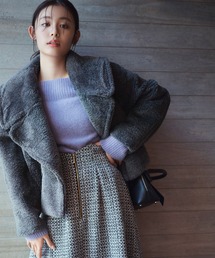 NATURAL BEAUTY BASIC（ナチュラルビューティーベーシック）の「◇ショートボアブルゾン（ブルゾン・レディース）」