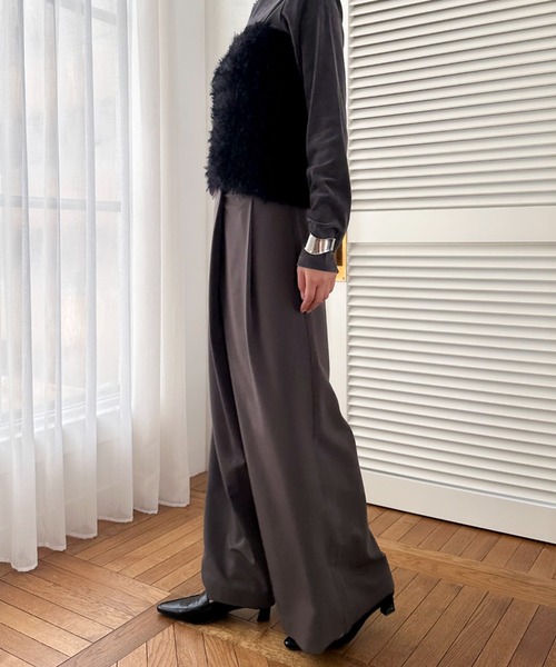 【セール】ラップワイドパンツ（その他パンツ）｜DOUX ARCHIVES（ドゥアルシーヴ）