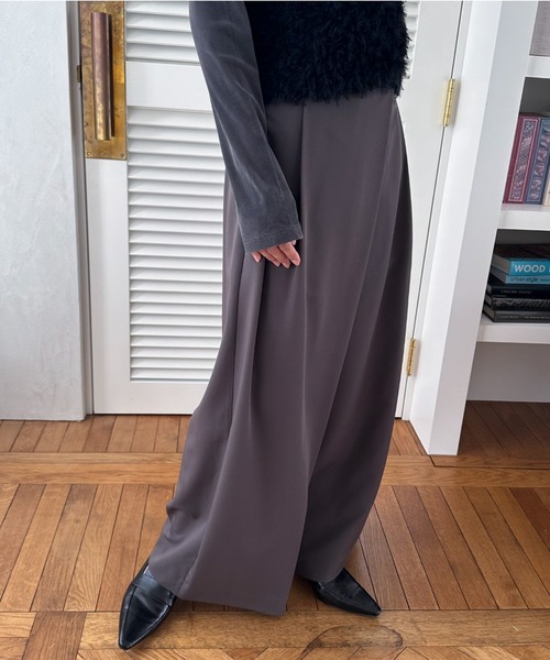 【セール】ラップワイドパンツ（その他パンツ）｜DOUX ARCHIVES（ドゥアルシーヴ）