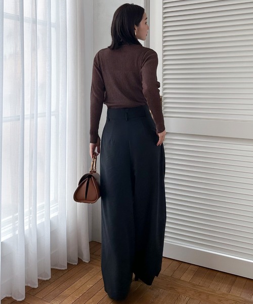 【セール】ラップワイドパンツ（その他パンツ）｜DOUX ARCHIVES（ドゥアルシーヴ）