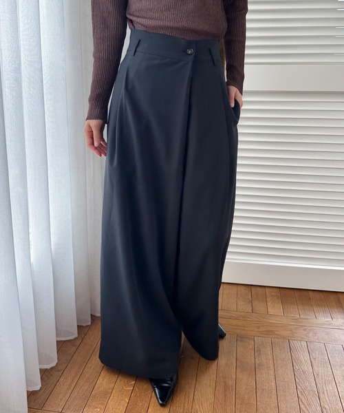 【セール】ラップワイドパンツ（その他パンツ）｜DOUX ARCHIVES（ドゥアルシーヴ）