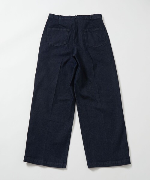 FREAK'S STORE(フリークスストア)の「限定展開 セミワイドシルエット イージー デニムスラックス(デニムパンツ・メンズ・チャコールグレー/ブラック/ネイビー/ブルー・SMALL/MEDIUM/LARGE)」の9枚目の写真