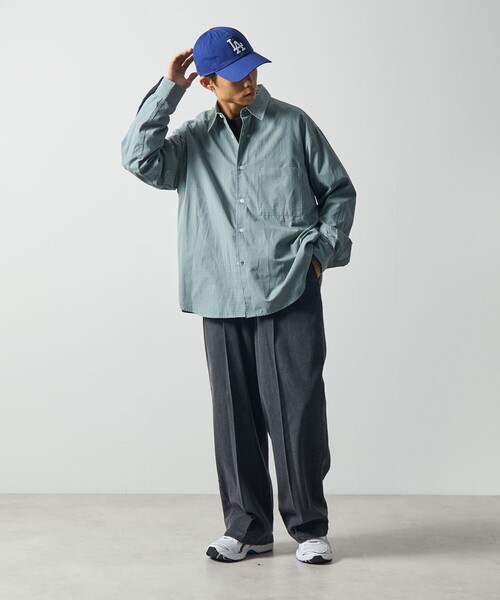 FREAK'S STORE(フリークスストア)の「限定展開 セミワイドシルエット イージー デニムスラックス(デニムパンツ・メンズ・チャコールグレー/ブラック/ネイビー/ブルー・SMALL/MEDIUM/LARGE)」の11枚目の写真