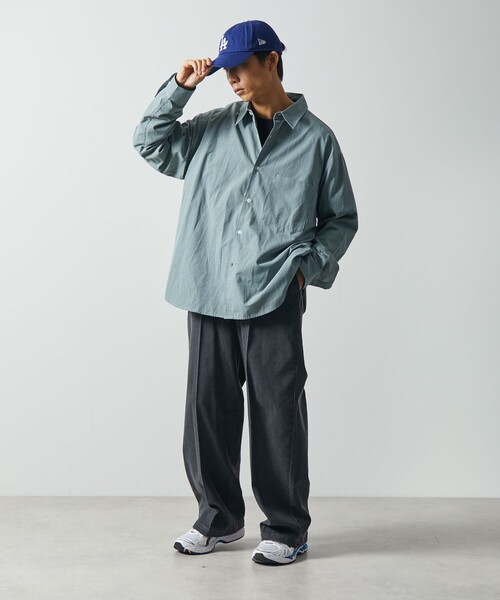 FREAK'S STORE(フリークスストア)の「限定展開 セミワイドシルエット イージー デニムスラックス(デニムパンツ・メンズ・チャコールグレー/ブラック/ネイビー/ブルー・SMALL/MEDIUM/LARGE)」の12枚目の写真