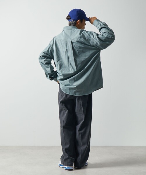 FREAK'S STORE(フリークスストア)の「限定展開 セミワイドシルエット イージー デニムスラックス(デニムパンツ・メンズ・チャコールグレー/ブラック/ネイビー/ブルー・SMALL/MEDIUM/LARGE)」の14枚目の写真