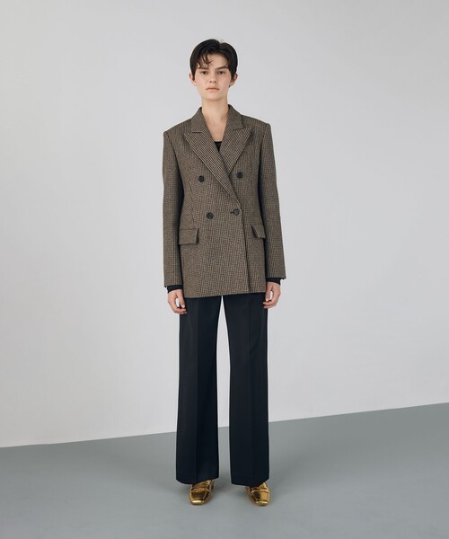 ブリティッシュツイード ダブルブレストジャケット（テーラード