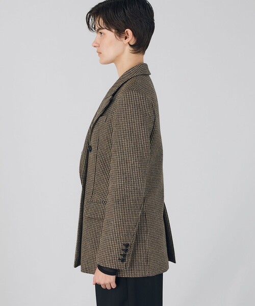 ブリティッシュツイード ダブルブレストジャケット（テーラード