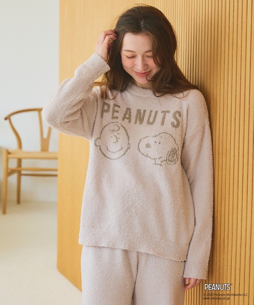 PEANUTS（ピーナッツ）の「【PEANUTS/ピーナッツ】SNOOPYもこもこルームウェアトップス（上下別売り）◆2025AW◆（ルームウェア/パジャマ・レディース・ピンク/グレー/アイボリー・M/L/LL）」の22枚目の写真