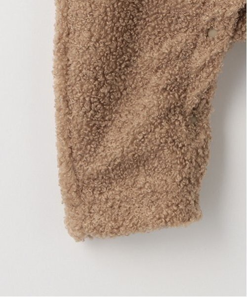 petit main（プティマイン）の「もこもこサロペット（その他ベビーウェア・キッズ・モカ/アイボリー・70cm/80ｃｍ）」の17枚目の写真