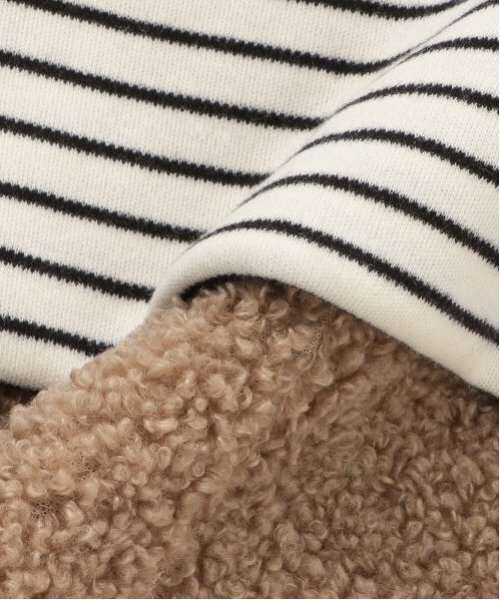 petit main（プティマイン）の「もこもこサロペット（その他ベビーウェア・キッズ・モカ/アイボリー・70cm/80ｃｍ）」の22枚目の写真