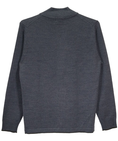 TOKYO SHIRTS（トウキョウシャツ）の「スタンドフルジップ ニットカーディガン（カーディガン/ボレロ・メンズ・ネイビー/チャコール・M/LL/L）」の12枚目の写真