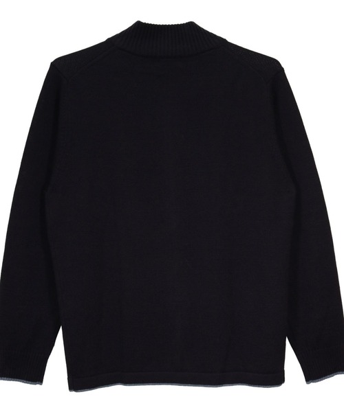 TOKYO SHIRTS（トウキョウシャツ）の「スタンドフルジップ ニットカーディガン（カーディガン/ボレロ・メンズ・ネイビー/チャコール・M/LL/L）」の4枚目の写真