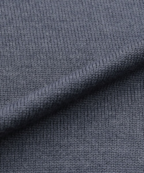 TOKYO SHIRTS（トウキョウシャツ）の「スタンドフルジップ ニットカーディガン（カーディガン/ボレロ・メンズ・ネイビー/チャコール・M/LL/L）」の6枚目の写真