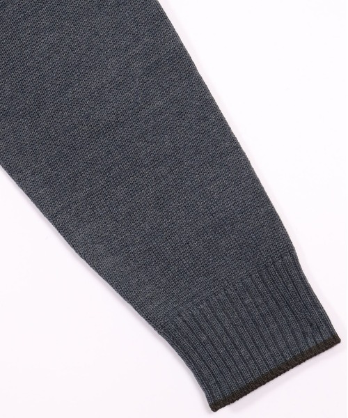TOKYO SHIRTS（トウキョウシャツ）の「スタンドフルジップ ニットカーディガン（カーディガン/ボレロ・メンズ・ネイビー/チャコール・M/LL/L）」の7枚目の写真