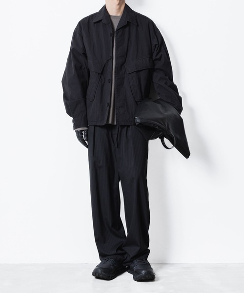 VEIN （ヴェイン）の「C/N OX ファティーグ JKT / C/N OX FATIGUE JKT（ミリタリージャケット・メンズ・ブラック/カーキ・1/2/3）」の3枚目の写真