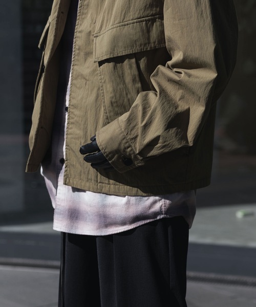 VEIN （ヴェイン）の「C/N OX ファティーグ JKT / C/N OX FATIGUE JKT（ミリタリージャケット・メンズ・ブラック/カーキ・1/2/3）」の22枚目の写真