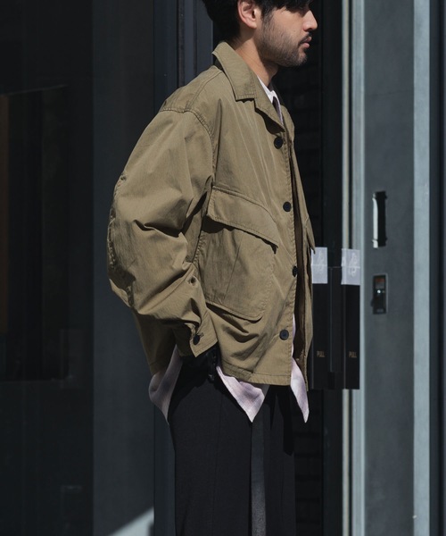 VEIN （ヴェイン）の「C/N OX ファティーグ JKT / C/N OX FATIGUE JKT（ミリタリージャケット・メンズ・ブラック/カーキ・1/2/3）」の20枚目の写真