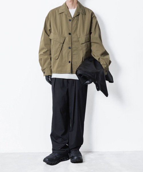 VEIN （ヴェイン）の「C/N OX ファティーグ JKT / C/N OX FATIGUE JKT（ミリタリージャケット・メンズ・ブラック/カーキ・1/2/3）」の12枚目の写真