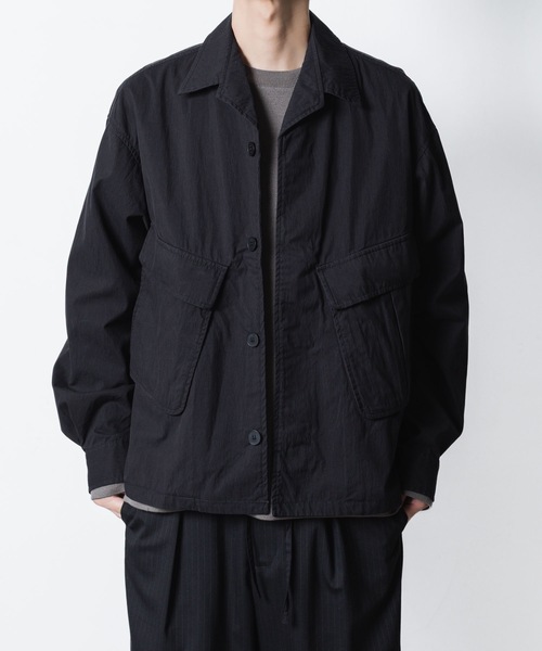 VEIN （ヴェイン）の「C/N OX ファティーグ JKT / C/N OX FATIGUE JKT（ミリタリージャケット・メンズ・ブラック/カーキ・1/2/3）」の11枚目の写真