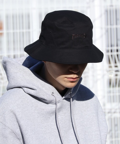 セール】【THRASHER/スラッシャー】ミニロゴ刺繍 コットンツイル