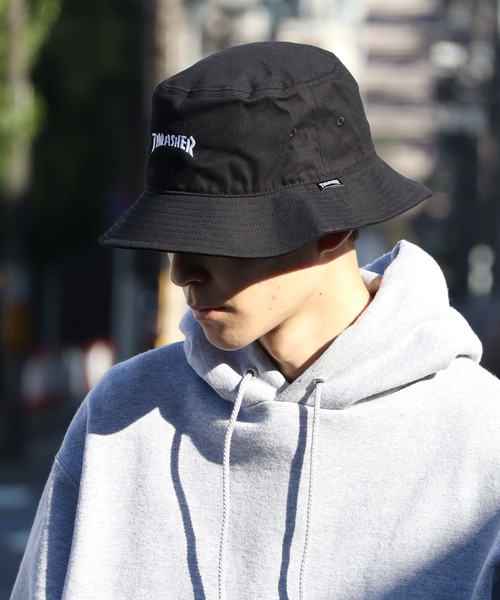 セール】【THRASHER/スラッシャー】ミニロゴ刺繍 コットンツイル