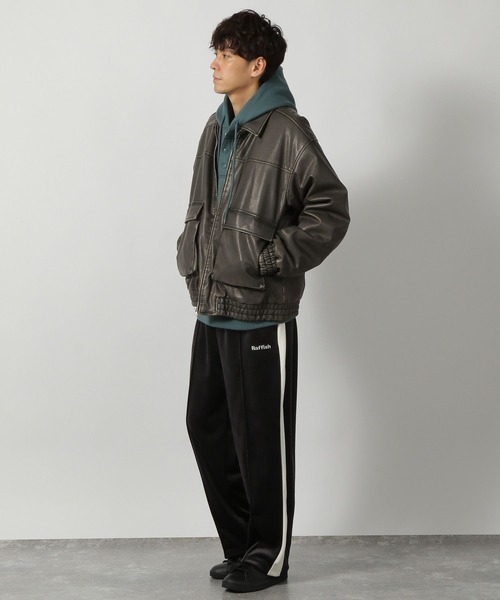 セール】ウォッシュドPUレザーブルゾン / 161799（ブルゾン）｜LAKOLE
