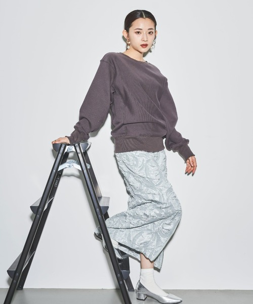 tarin arin(タリンアリン)の「【150㎝前後の小柄さんサイズ】ジップペンシルスカート(スカート・レディース・ブラック/サックスブルー/ベージュ・S/XS)」の21枚目の写真
