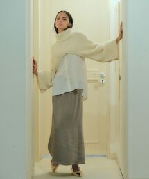 YECCA VECCA | サテンロングスカート(スカート)