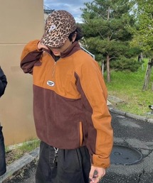 switching fleece half zip