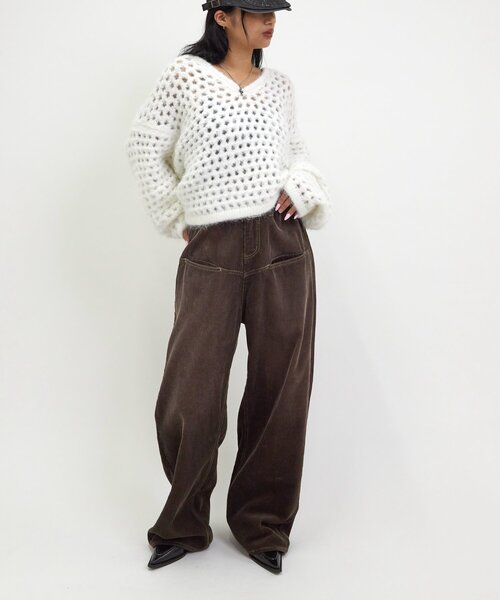 WHO'S WHO gallery(フーズフーギャラリー)の「メッシュニット WHO'S WHO gallery(フーズフーギャラリー)の「メッシュニット