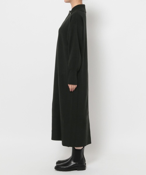 ハイZIPニットワンピース 211987