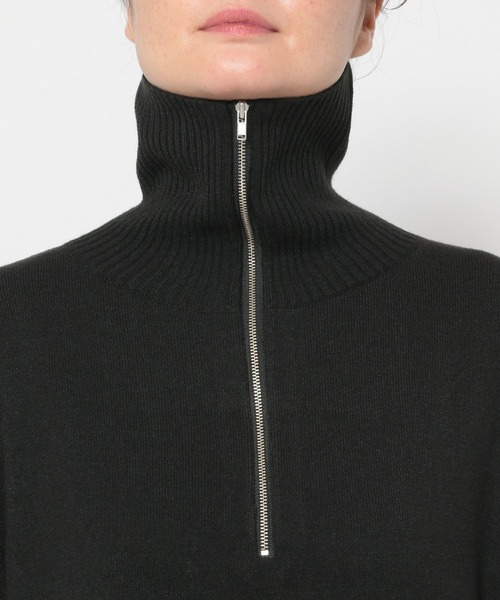 ハイZIPニットワンピース 211987