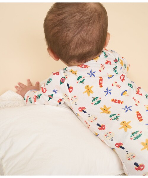 PETIT BATEAU(プチバトー)の「長袖ボディ3枚組(ロンパース・キッズ・その他1・6MONTH/18MONTH/12MONTH/24MONTH)」の5枚目の写真