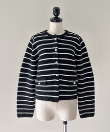 Virca（ヴィルカ）の「ボーダーニットブルゾン（ブルゾン）」