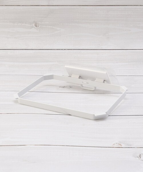 one'sterrace（ワンズテラス）の「tower タワー フィルムフック折りたためる水切りネットホルダー（掃除グッズ・レディース・ホワイト系9・01）」の10枚目の写真