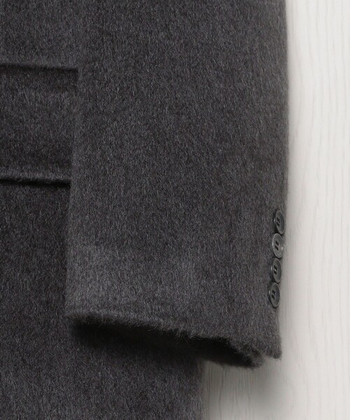 H BEAUTY&YOUTH UNITED ARROWS(エイチビューティーアンドユースユナイテッドアローズ)の「<H>モヘヤウールシャギー ビッグジャケット(テーラードジャケット・レディース・ダークグレー/ブラック・S/M)」の8枚目の写真