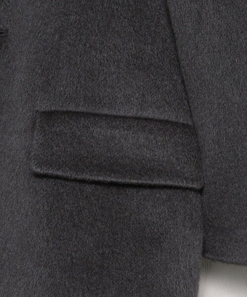 H BEAUTY&YOUTH UNITED ARROWS(エイチビューティーアンドユースユナイテッドアローズ)の「<H>モヘヤウールシャギー ビッグジャケット(テーラードジャケット・レディース・ダークグレー/ブラック・S/M)」の10枚目の写真