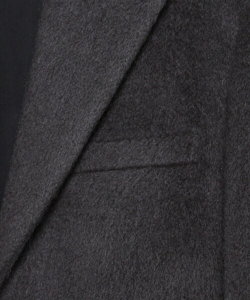 H BEAUTY&YOUTH UNITED ARROWS(エイチビューティーアンドユースユナイテッドアローズ)の「<H>モヘヤウールシャギー ビッグジャケット(テーラードジャケット・レディース・ダークグレー/ブラック・S/M)」の11枚目の写真
