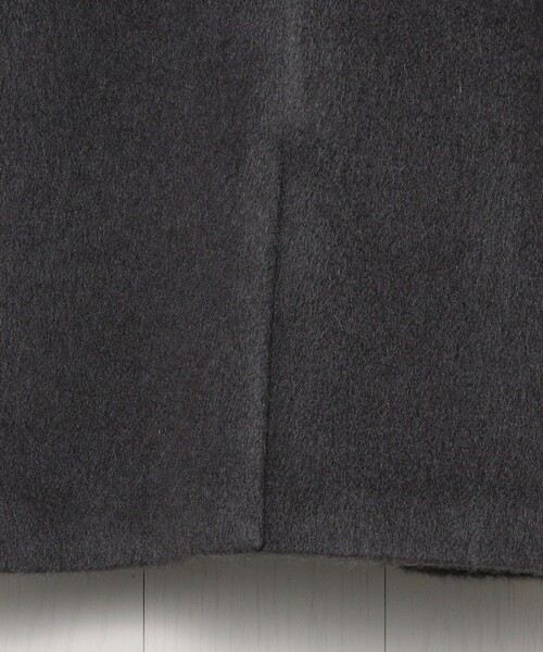 H BEAUTY&YOUTH UNITED ARROWS(エイチビューティーアンドユースユナイテッドアローズ)の「<H>モヘヤウールシャギー ビッグジャケット(テーラードジャケット・レディース・ダークグレー/ブラック・S/M)」の12枚目の写真