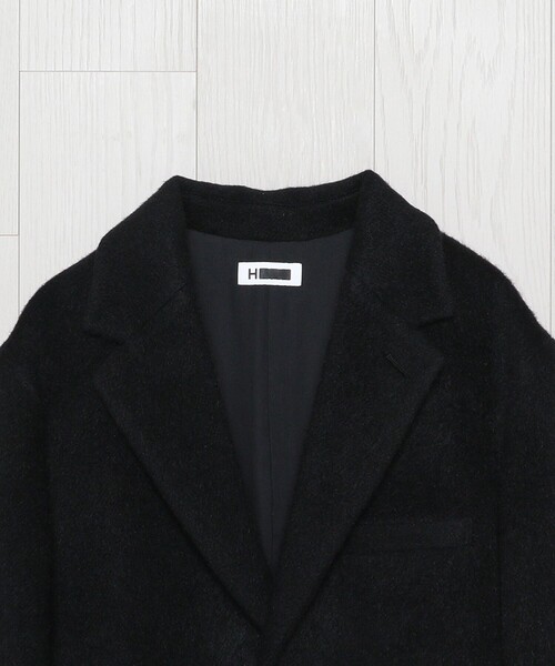H BEAUTY&YOUTH UNITED ARROWS(エイチビューティーアンドユースユナイテッドアローズ)の「<H>モヘヤウールシャギー ビッグジャケット(テーラードジャケット・レディース・ダークグレー/ブラック・S/M)」の16枚目の写真