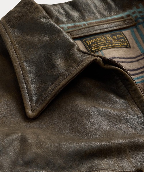 RRL（ダブル アール エル）の「フリンジ レザー ジャケット（その他