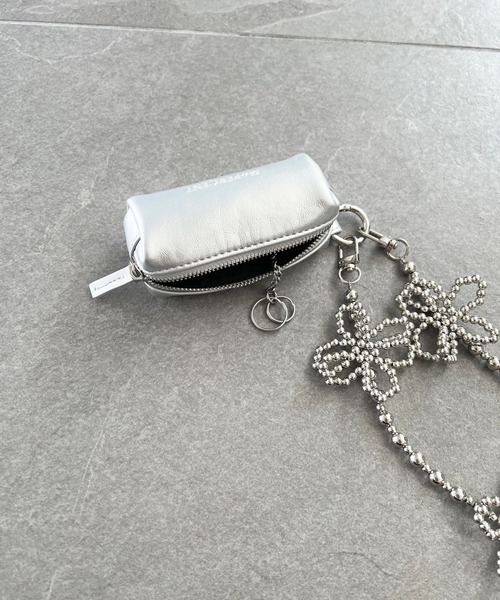 Me%（ミィパーセント）の「カスタムマルチポーチ 241957（ポーチ・レディース・グレー/ブラック/レッド/ブルー系その他・FREE）」の10枚目の写真