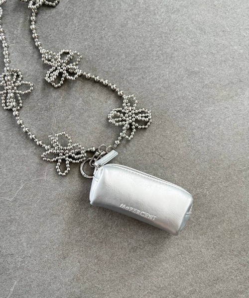 Me%（ミィパーセント）の「カスタムマルチポーチ 241957（ポーチ・レディース・グレー/ブラック/レッド/ブルー系その他・FREE）」の11枚目の写真